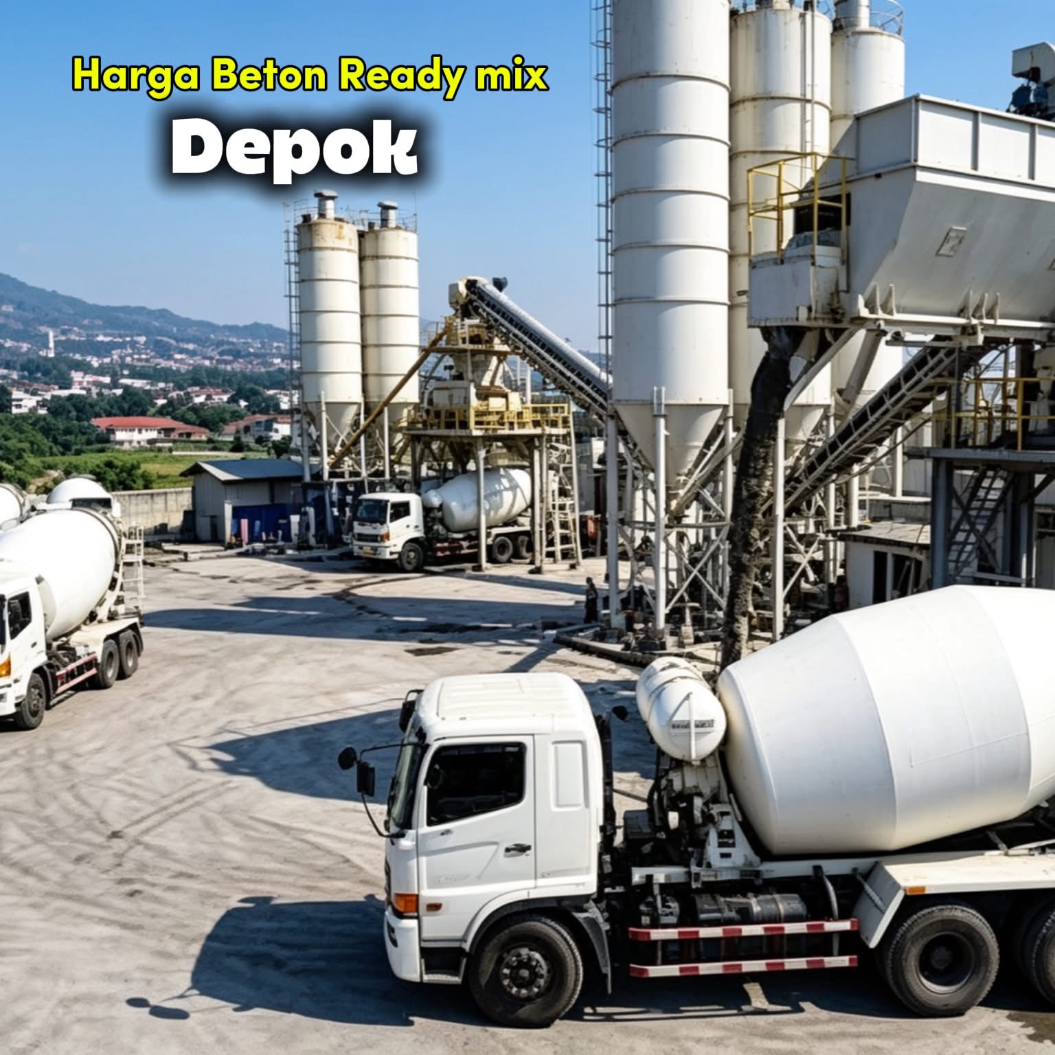 Harga beton readymix depok supplier beton readymix