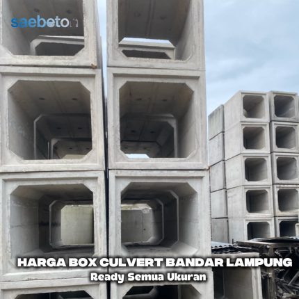 Harga Box culvert di bandar lampung terbaru Murah