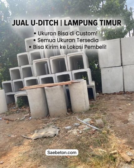 Produsen U Ditch Lampung Timur