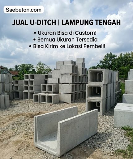 Jual U Ditch Lampung Tengah